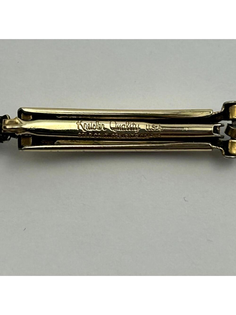 Vintage 1947 Bulova Ladies Watch 14K Gold Filled Square Art Deco - WORKING - Picture 10 of 16